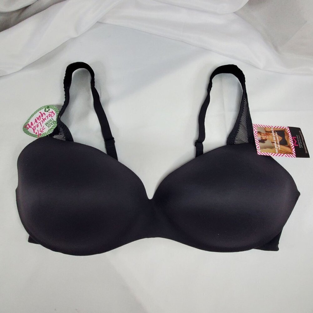 Maidenform Dreamwire Natural Lift Bra 40D Black No Poke No Pinch SE3000